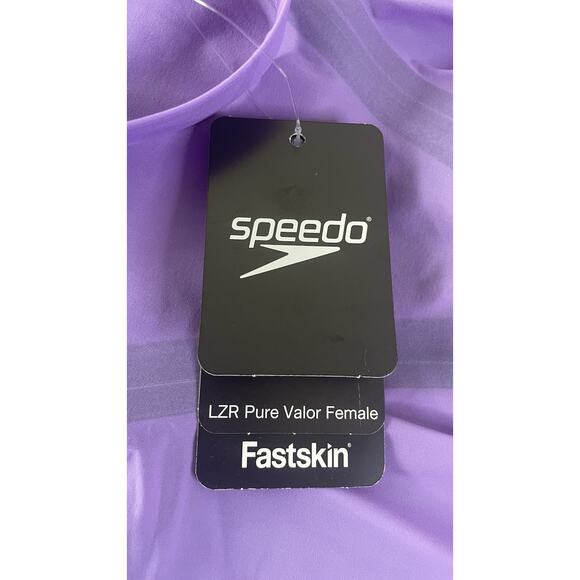 Speedo Fastskin LZR Pure Valor 2.0 OpenBack Kneeskin Swimsuit Womens Size 28 - Picture 5 of 9